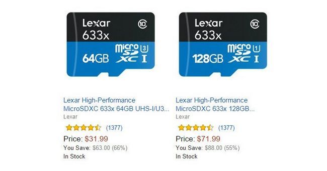 Fotografía - [Trato Alerta] Lexar microSD Tarjetas En Venta Via Gold Box Deal de Amazon Hoy